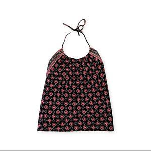 Ann Taylor Geometric Haulter Style Blouse